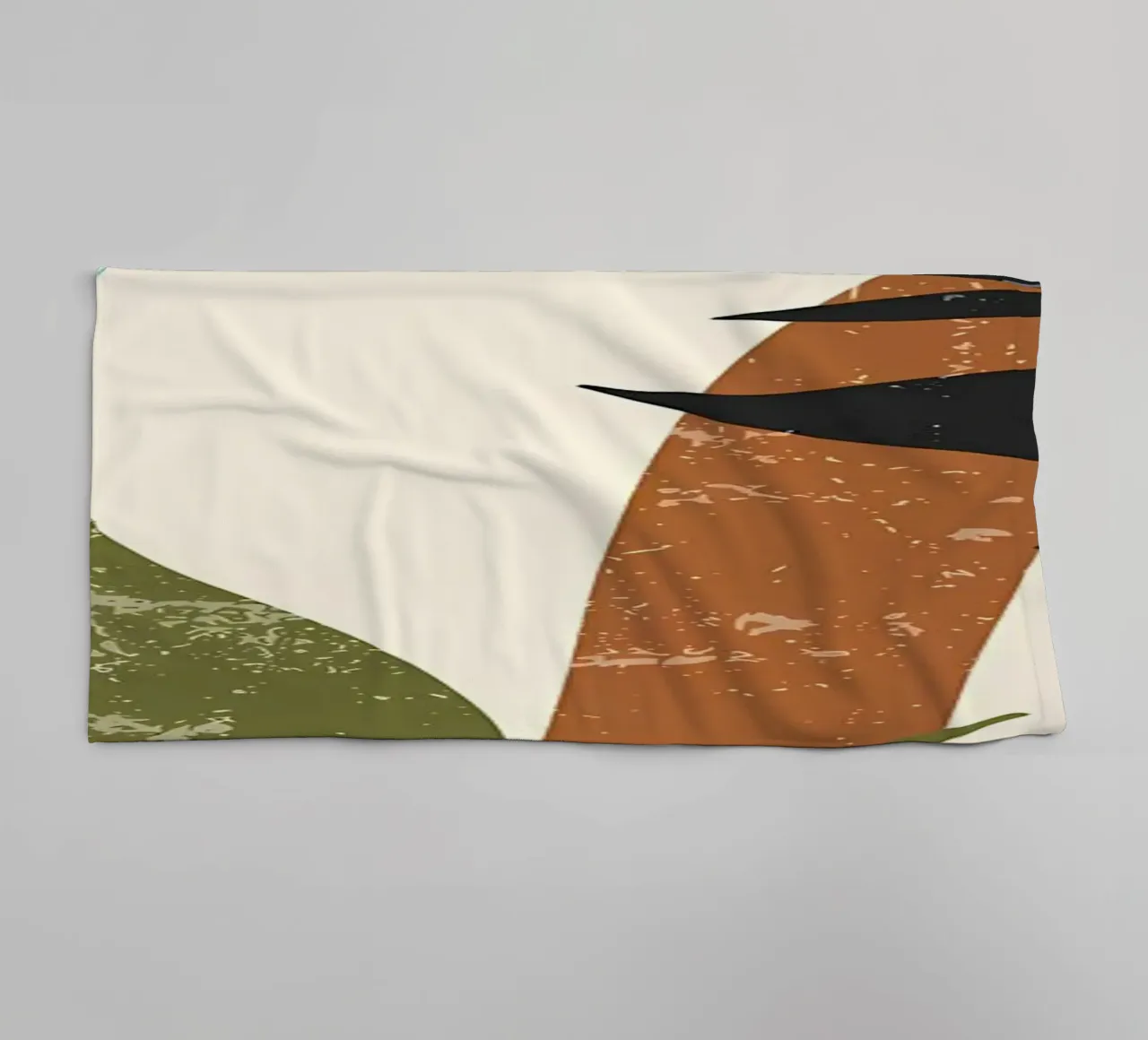 Abstrakter Blumen-Kunstdruck Handtuch von Rebecca Clark Wyrick