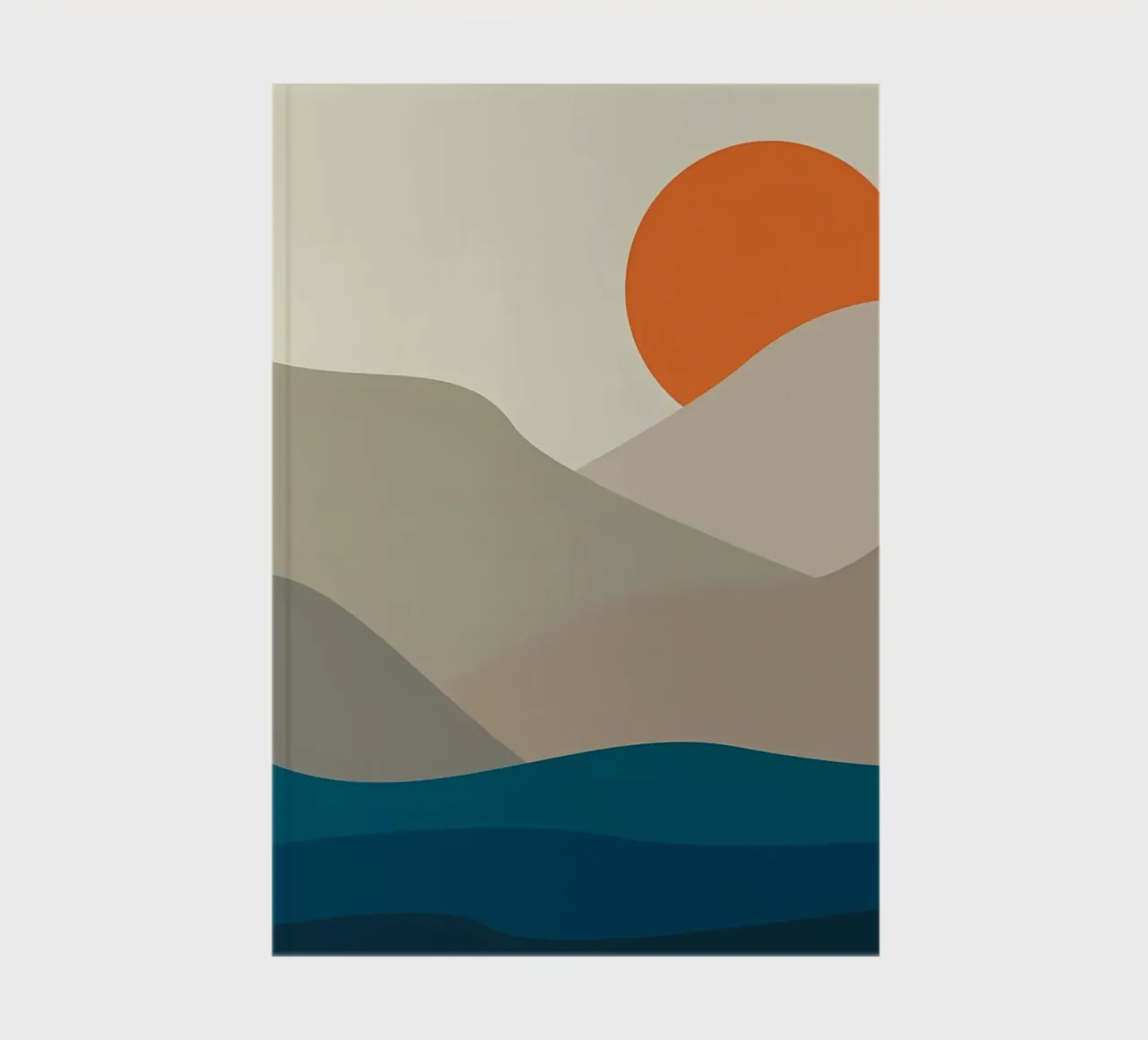 Mountains and Oceans notebook by James M Coyle