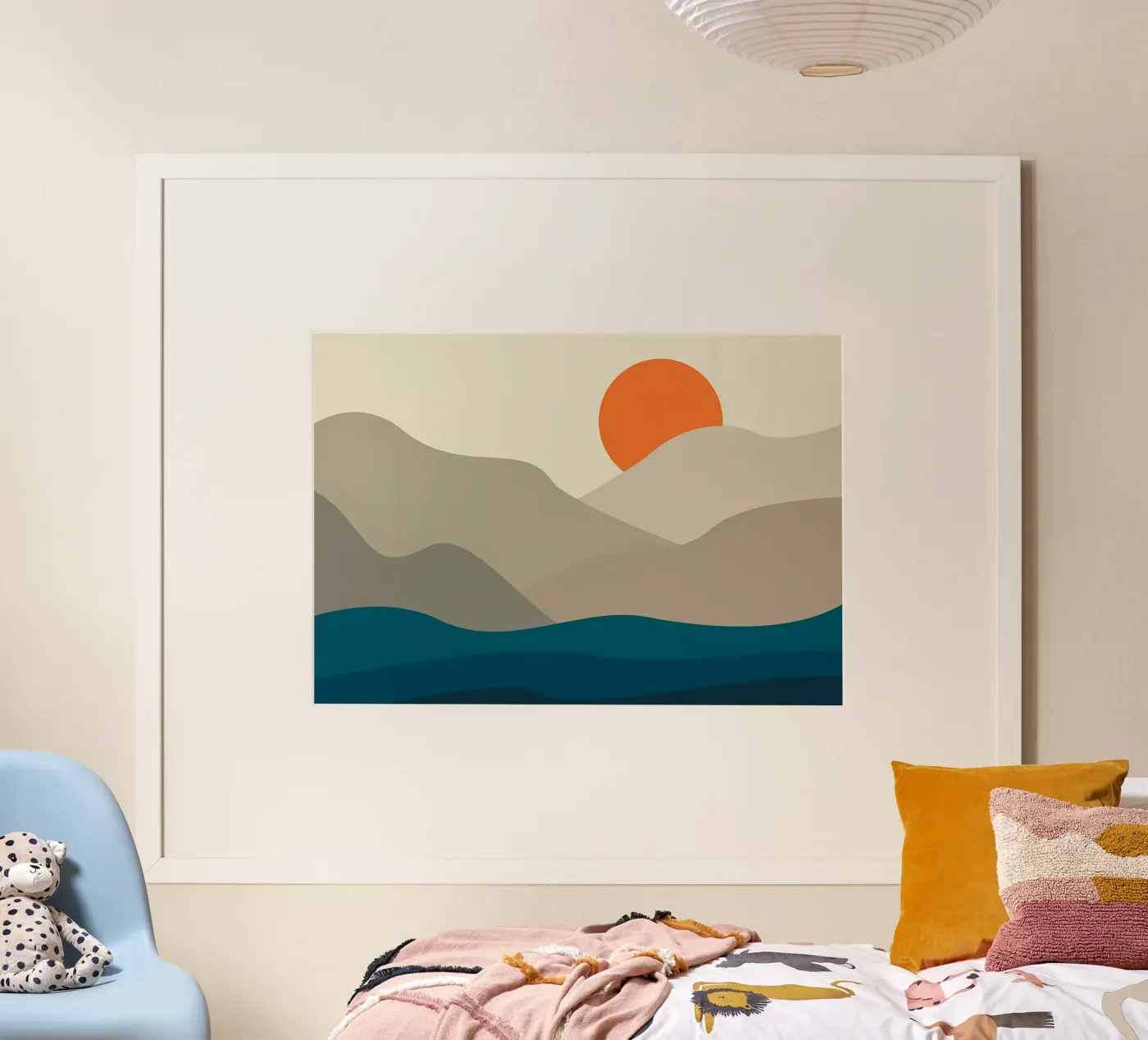 Montagne e oceani poster da James M Coyle
