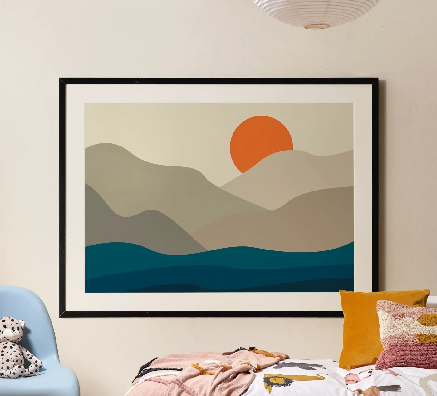 Montagne e oceani poster da James M Coyle