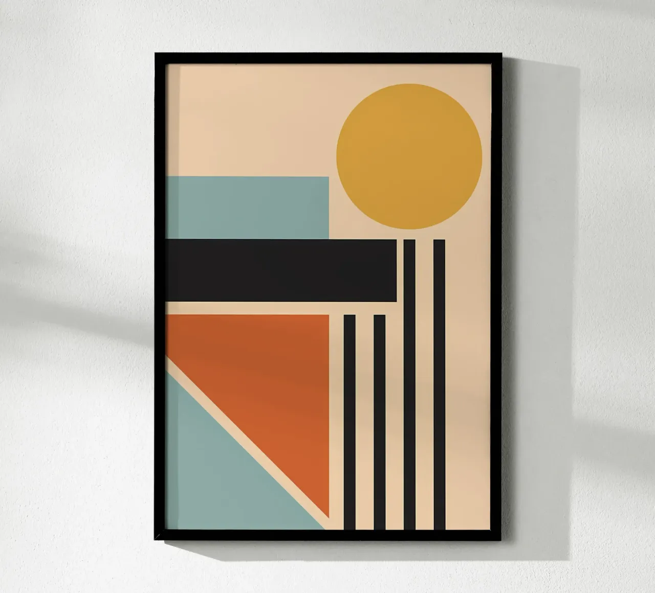 Bauhaus Sunset Retro carta hahnemühle da James M Coyle