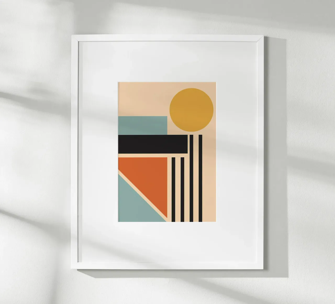 Bauhaus Sunset Retro carta hahnemühle da James M Coyle