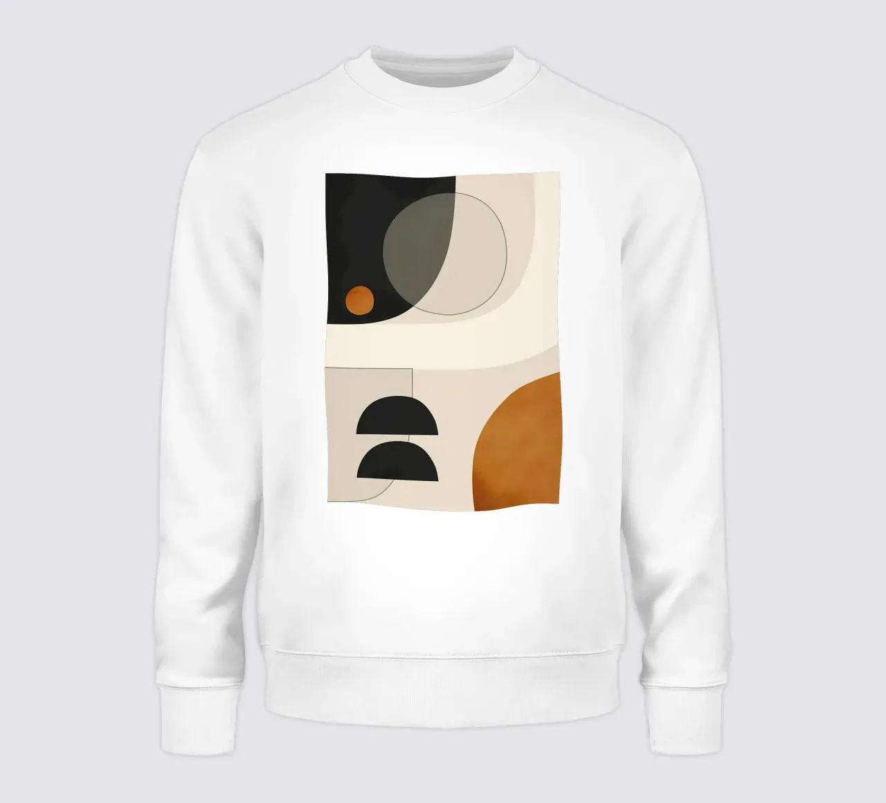 Abstract Minimal Shapes 133 sweatshirt by Rebecca Clark Wyrick