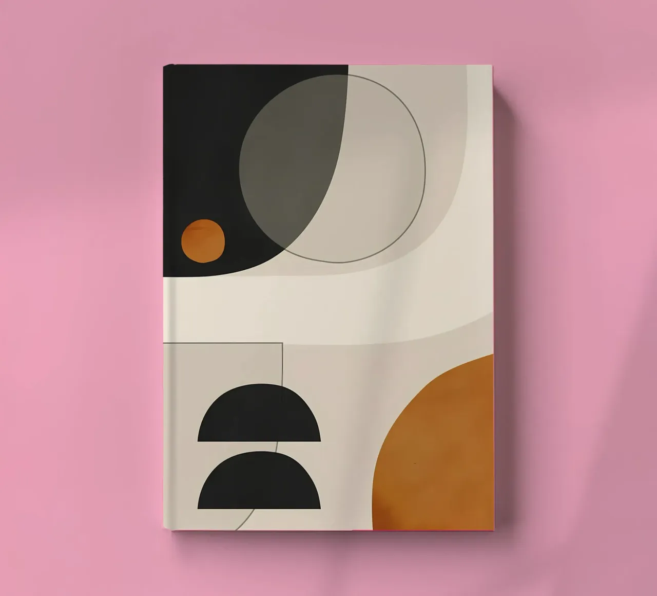 Abstract Minimal Shapes 133 notebook by Rebecca Clark Wyrick