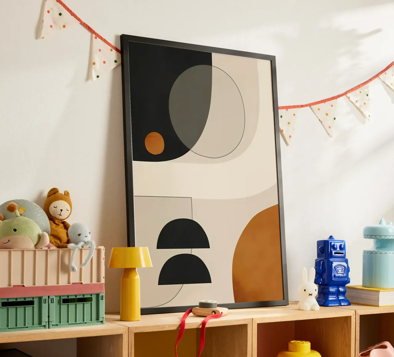 Abstract Minimal Shapes 133 hahnemühle by Rebecca Clark Wyrick