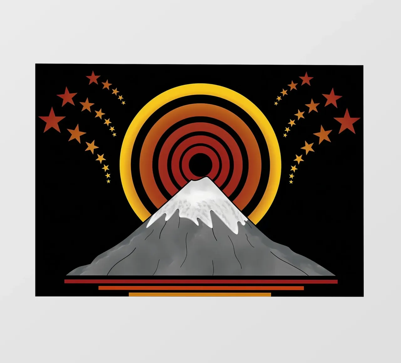 L'essor du Fuji papier peint photo de James M Coyle