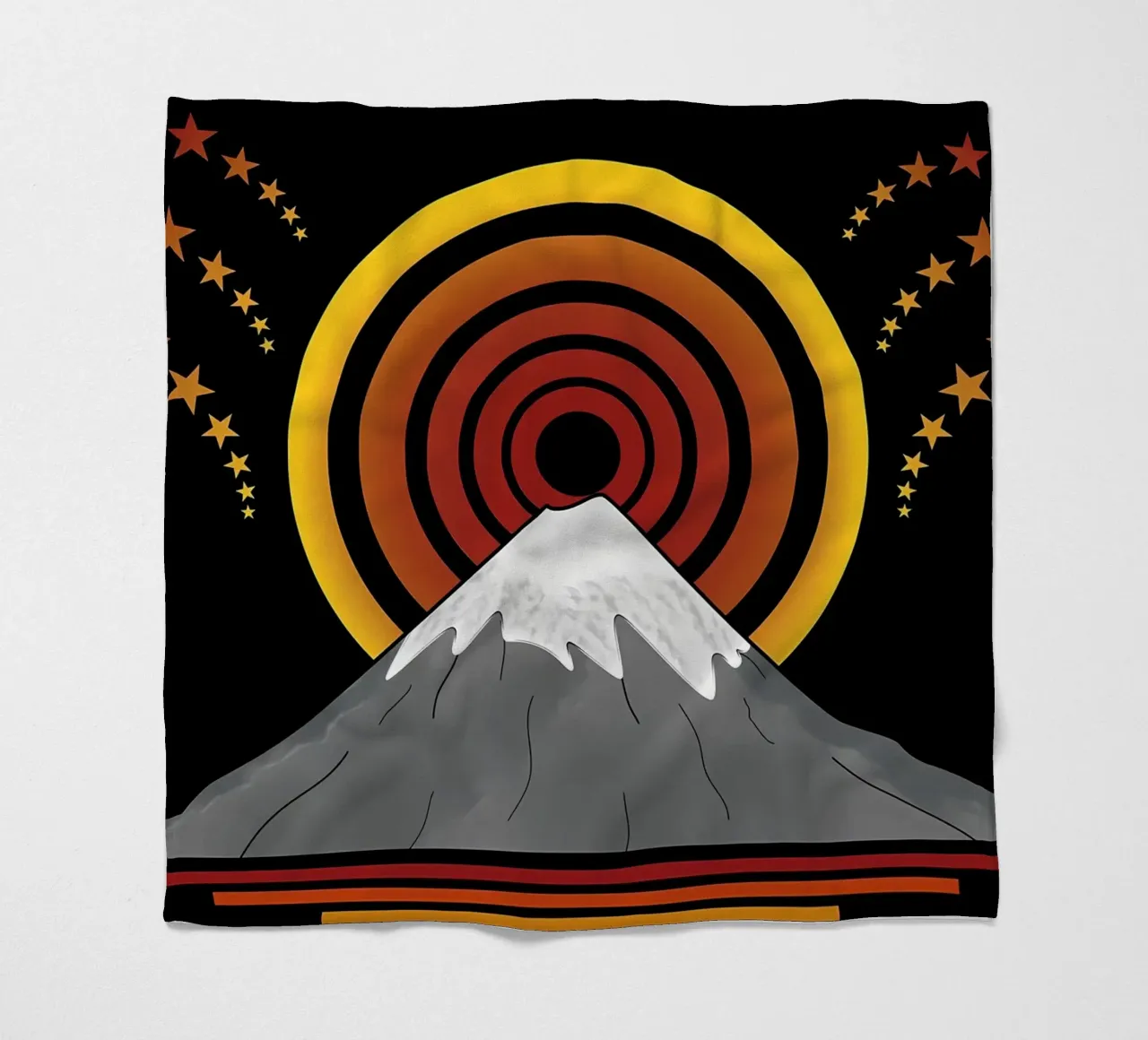 Fuji Rising coperta in pile da James M Coyle