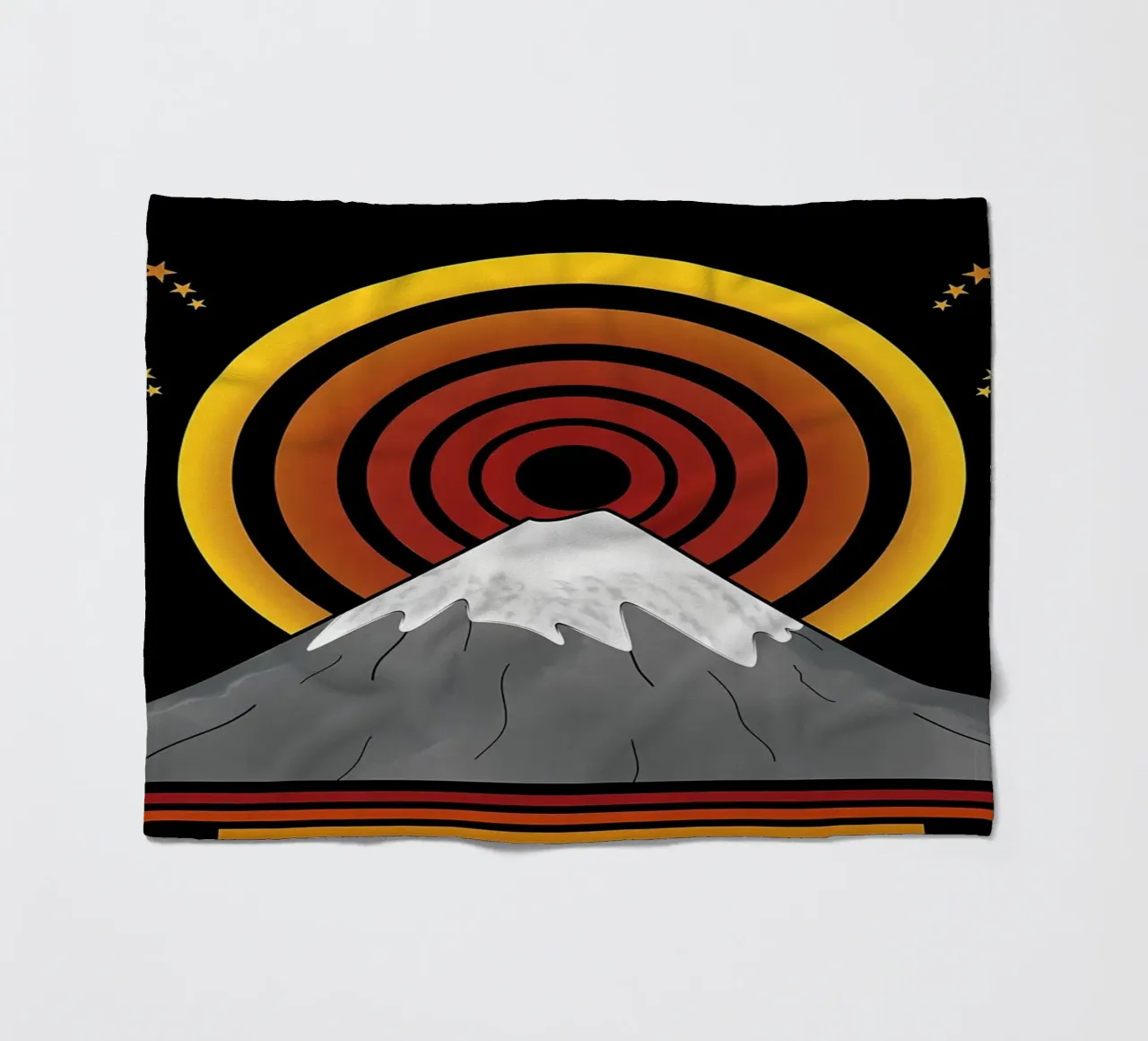 Fuji Rising coperta in pile da James M Coyle