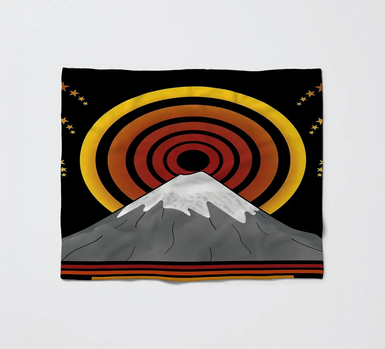 Fuji Rising coperta in pile da James M Coyle