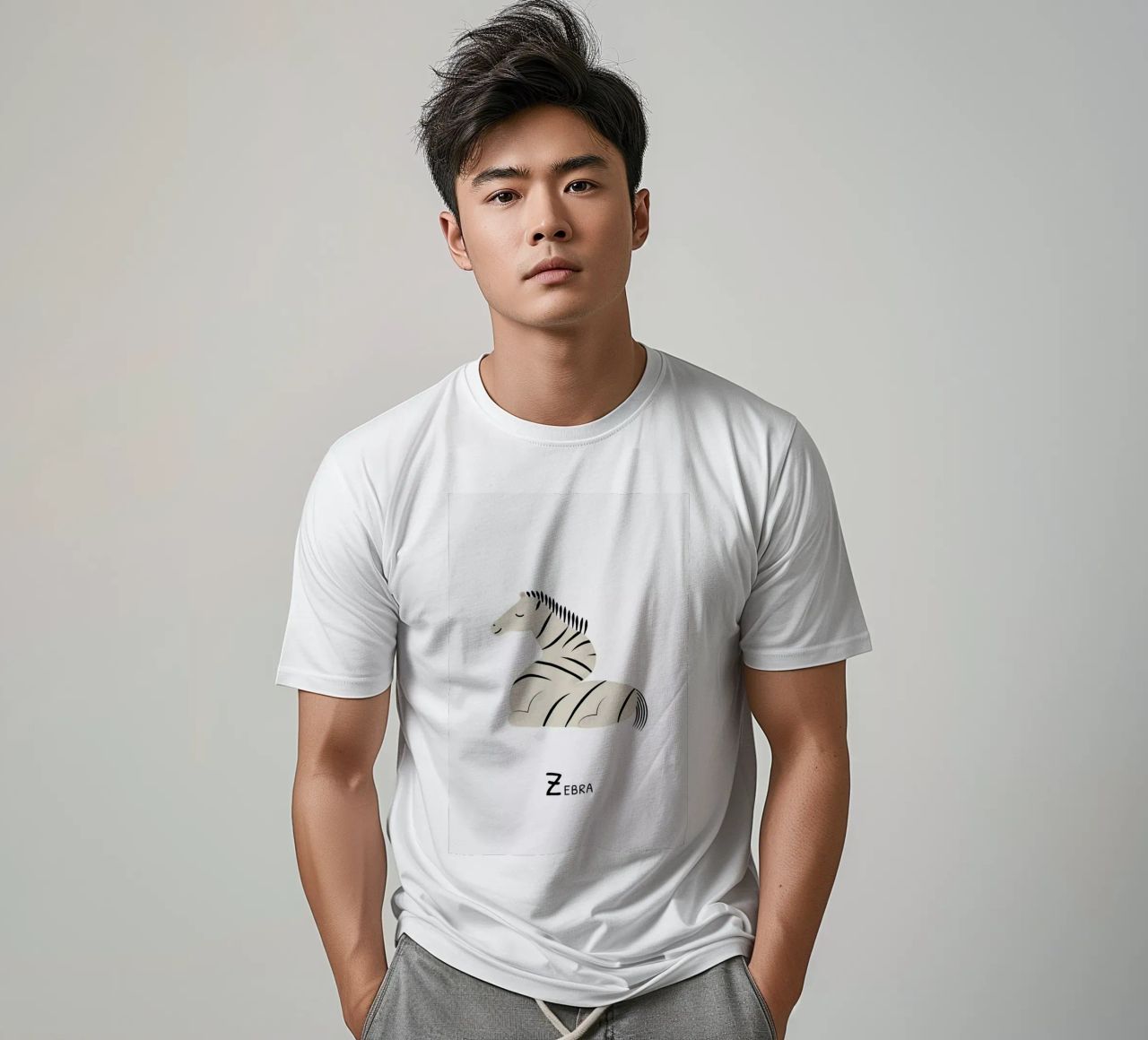 Z for Zebra t-shirt da Little Flourishes