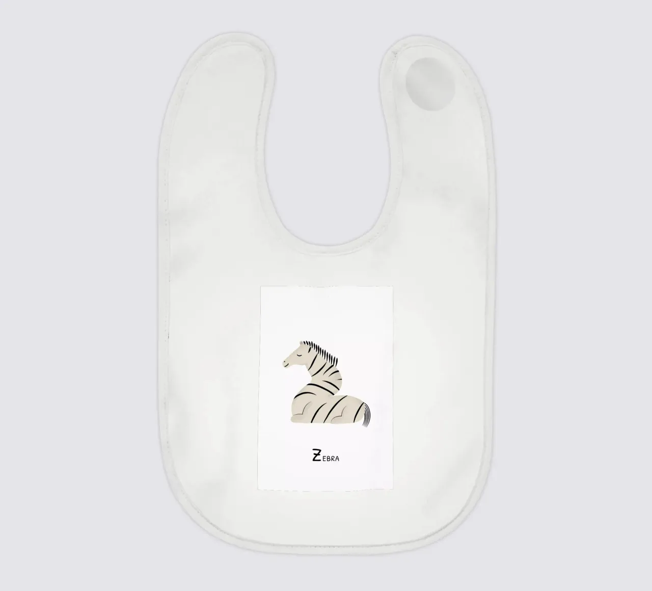 Z for Zebra bavaglino da Little Flourishes