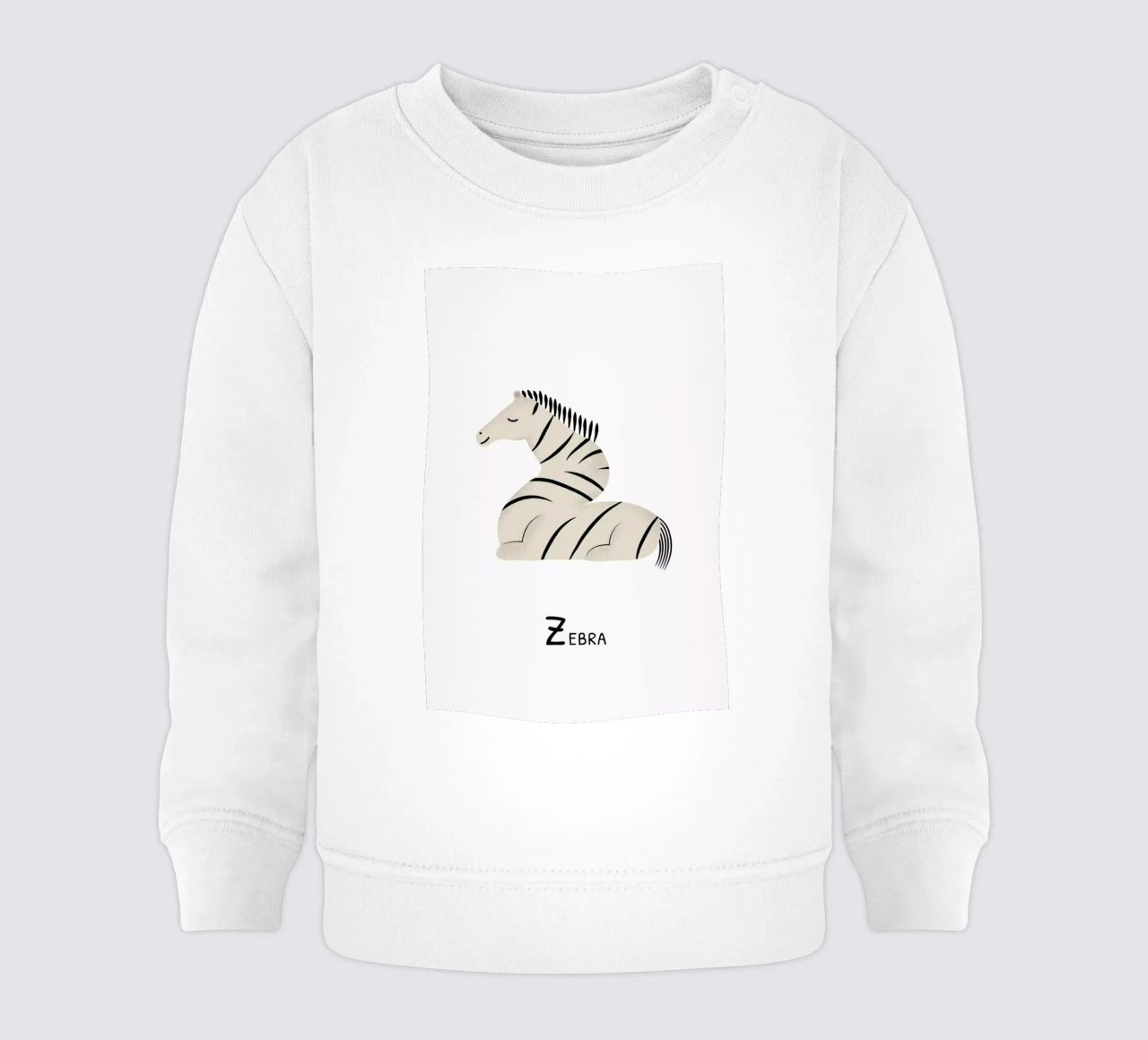 Z for Zebra felpa neonato da Little Flourishes