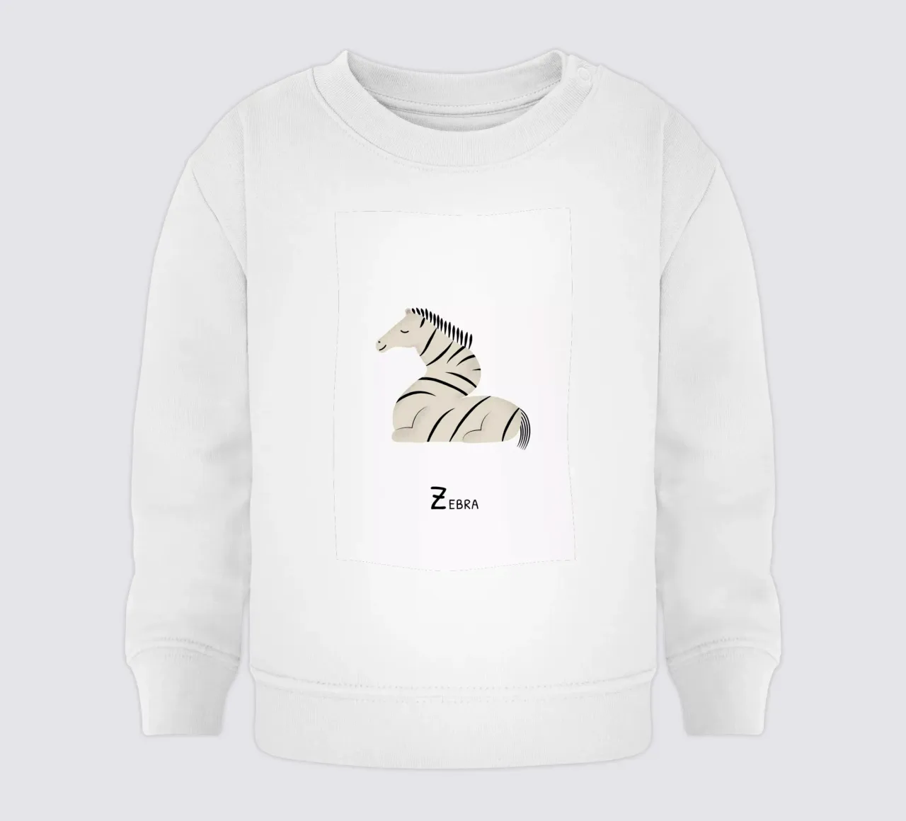 Z for Zebra felpa neonato da Little Flourishes