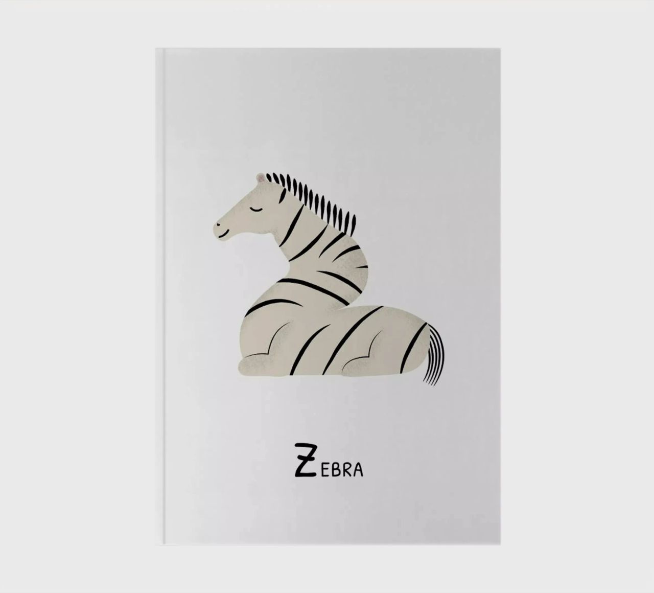 Z for Zebra carnet de notes de Little Flourishes
