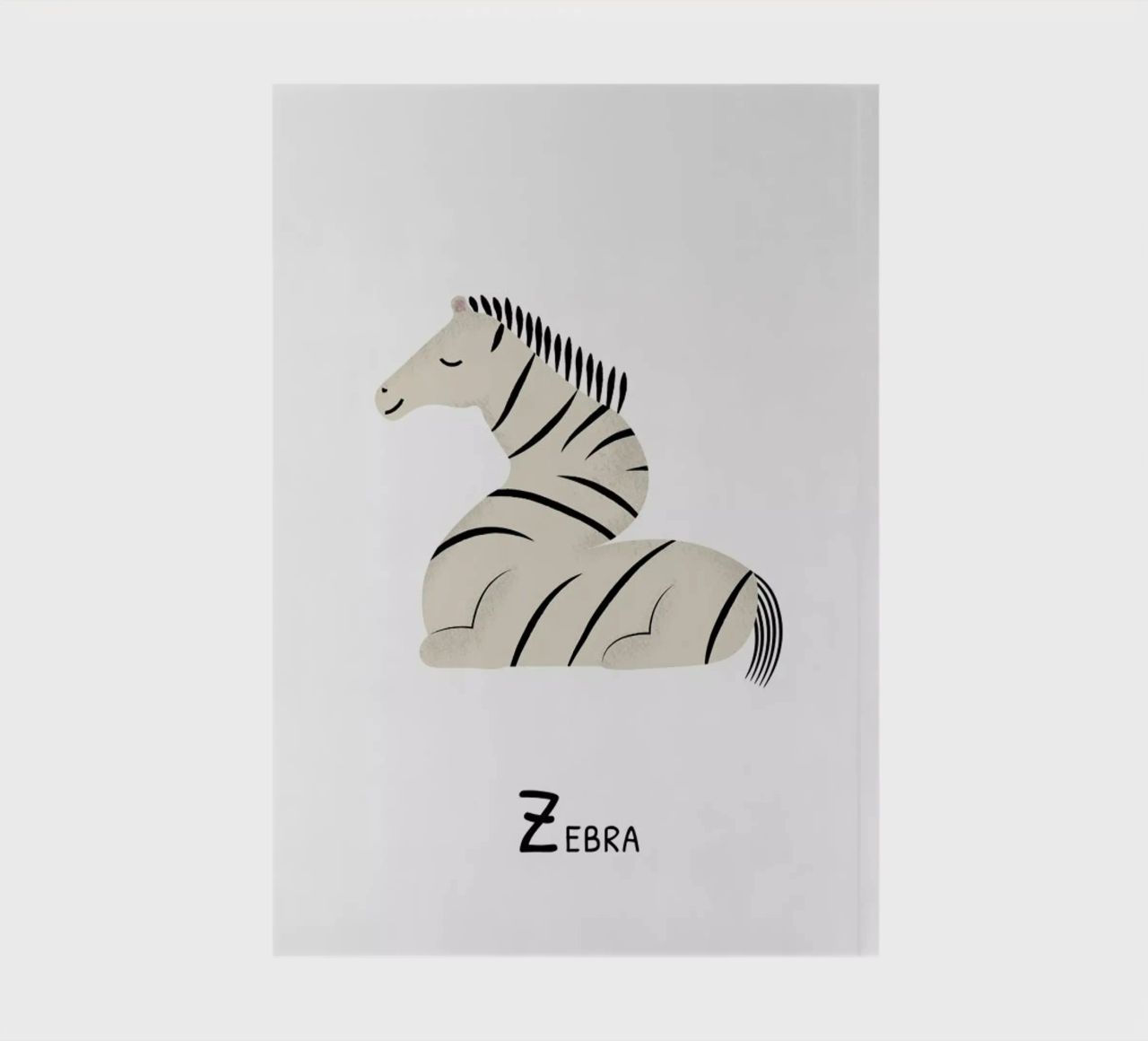 Z for Zebra carnet de notes de Little Flourishes