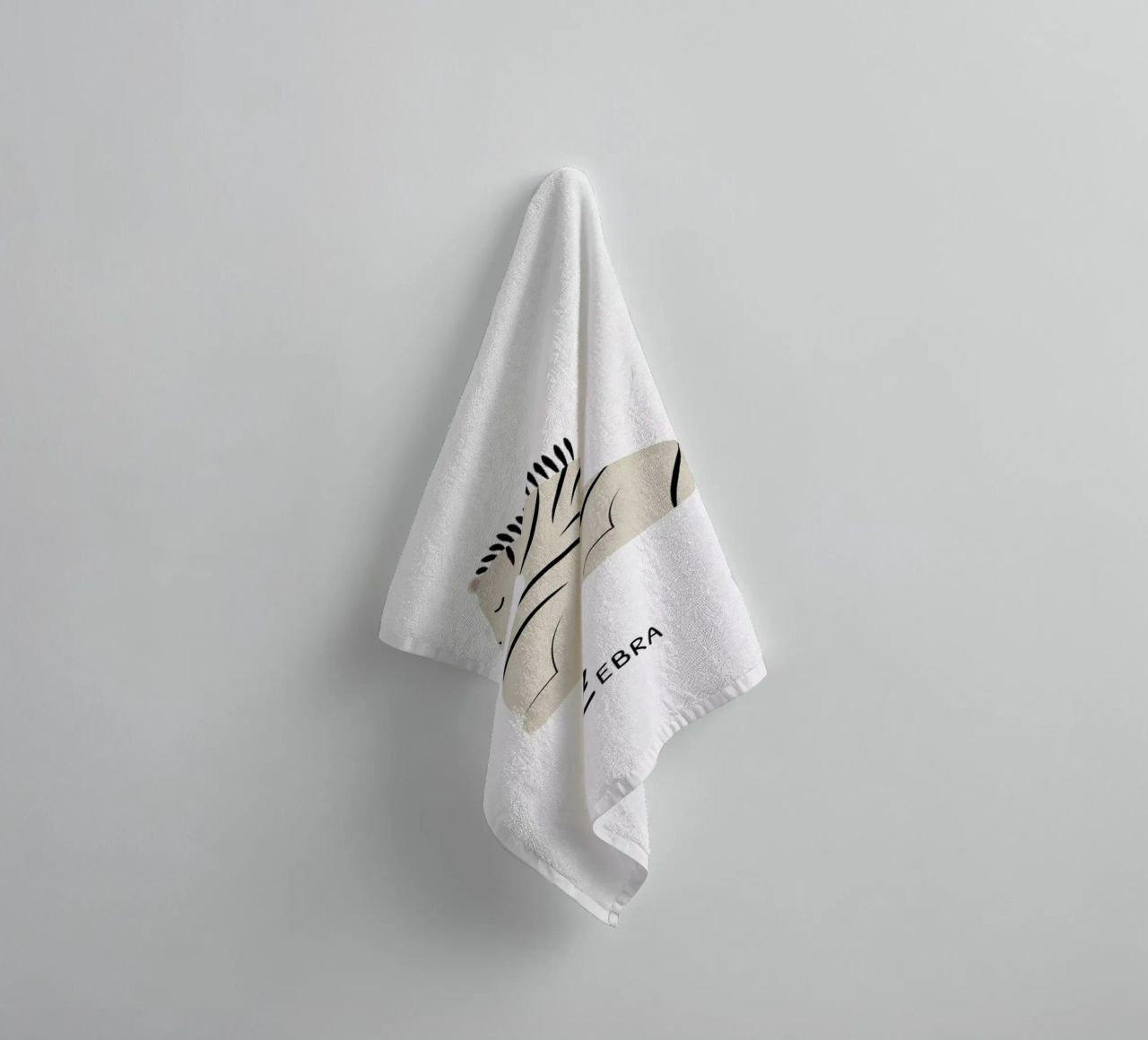 Z for Zebra serviette de bain de Little Flourishes
