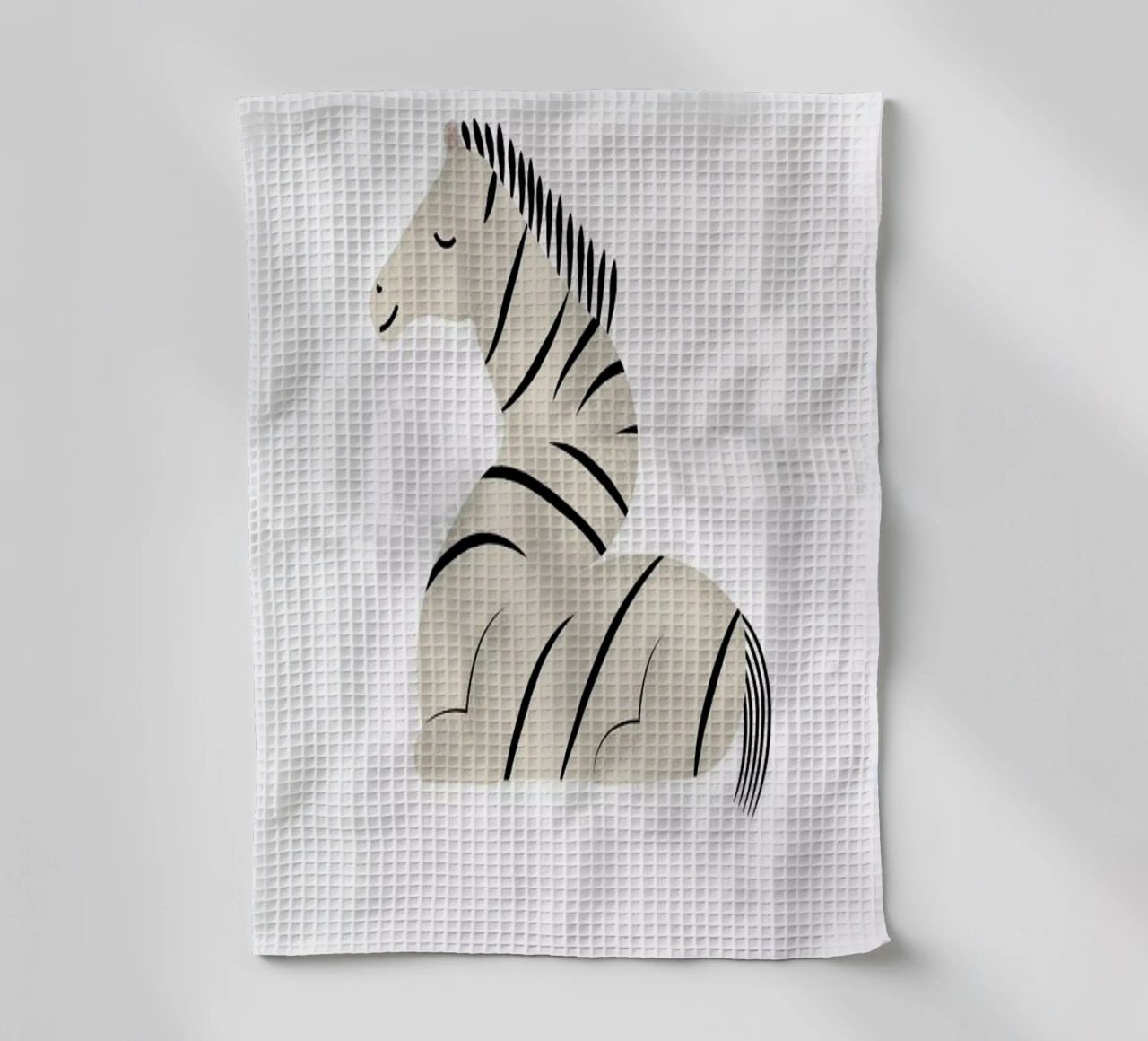Z for Zebra canovaccio da cucina da Little Flourishes