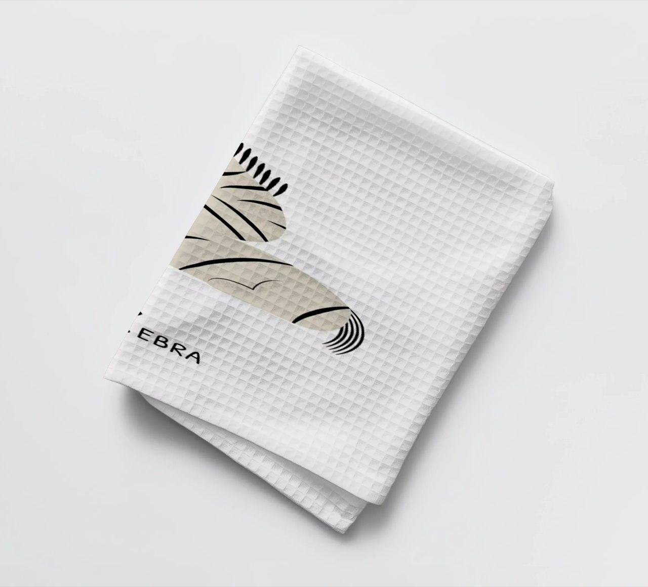 Z for Zebra canovaccio da cucina da Little Flourishes
