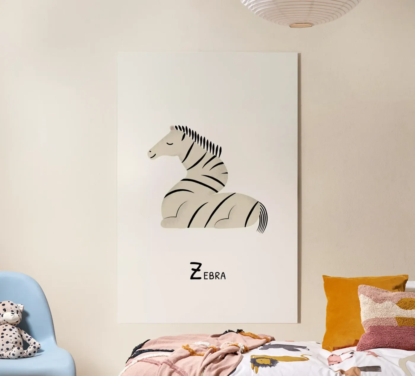 Z for Zebra plexiglass da Little Flourishes