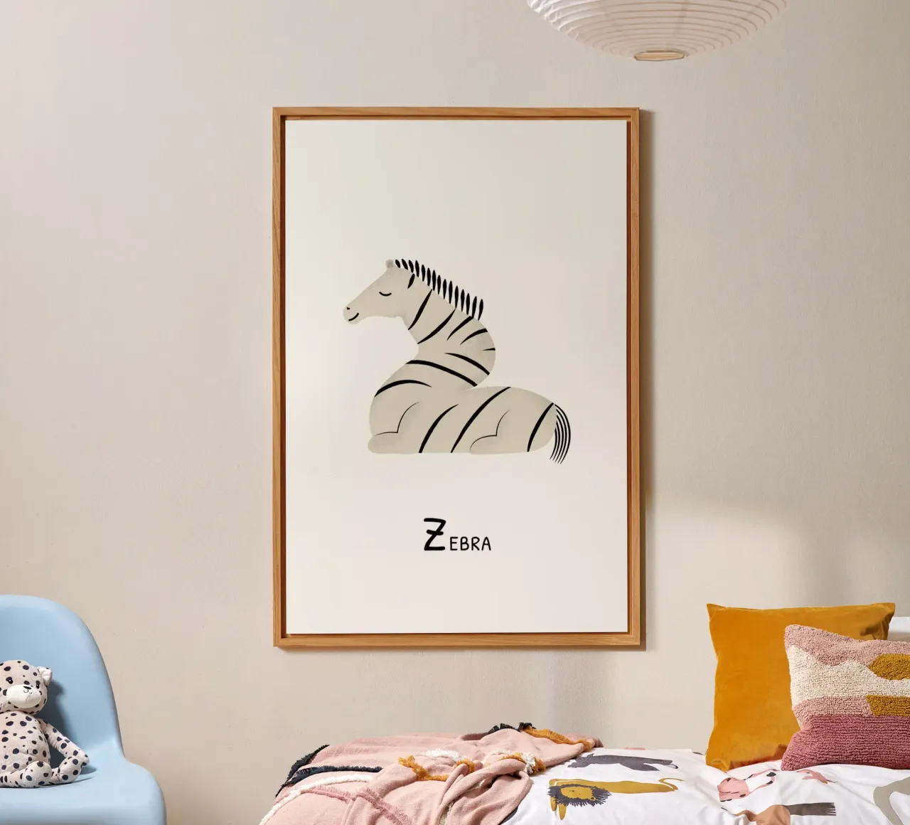 Z for Zebra alluminio dibond da Little Flourishes