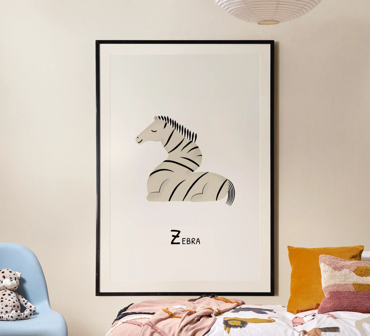 Z for Zebra poster da Little Flourishes
