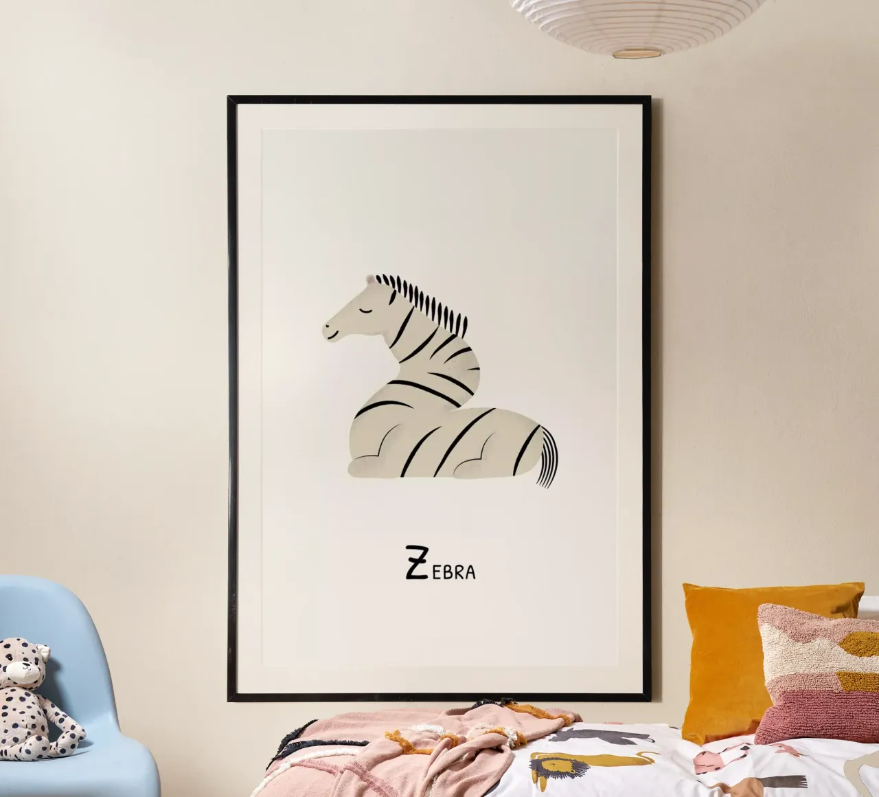 Z for Zebra poster da Little Flourishes