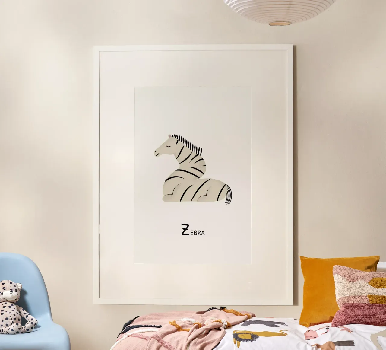 Z for Zebra poster da Little Flourishes