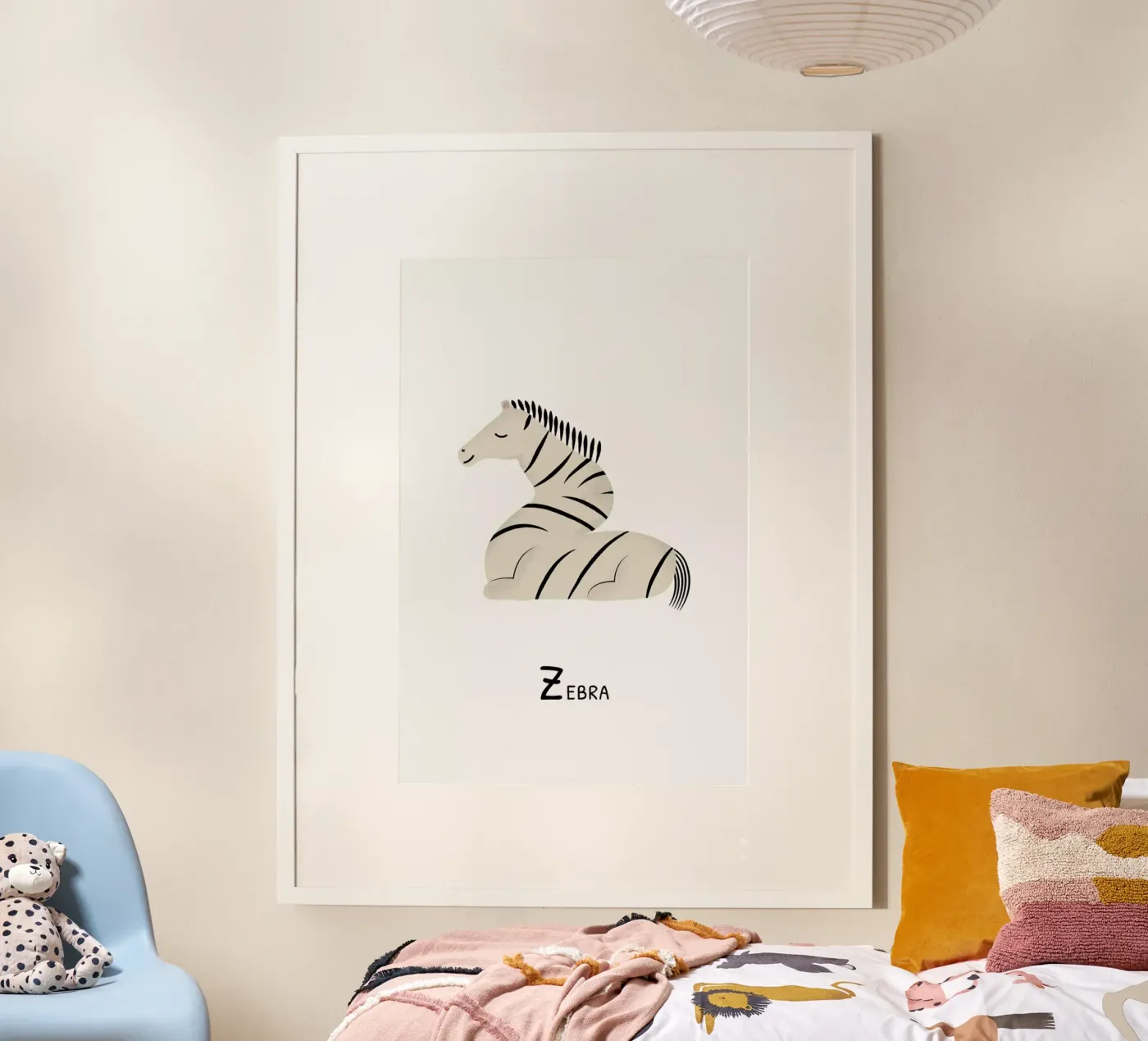 Z for Zebra poster da Little Flourishes