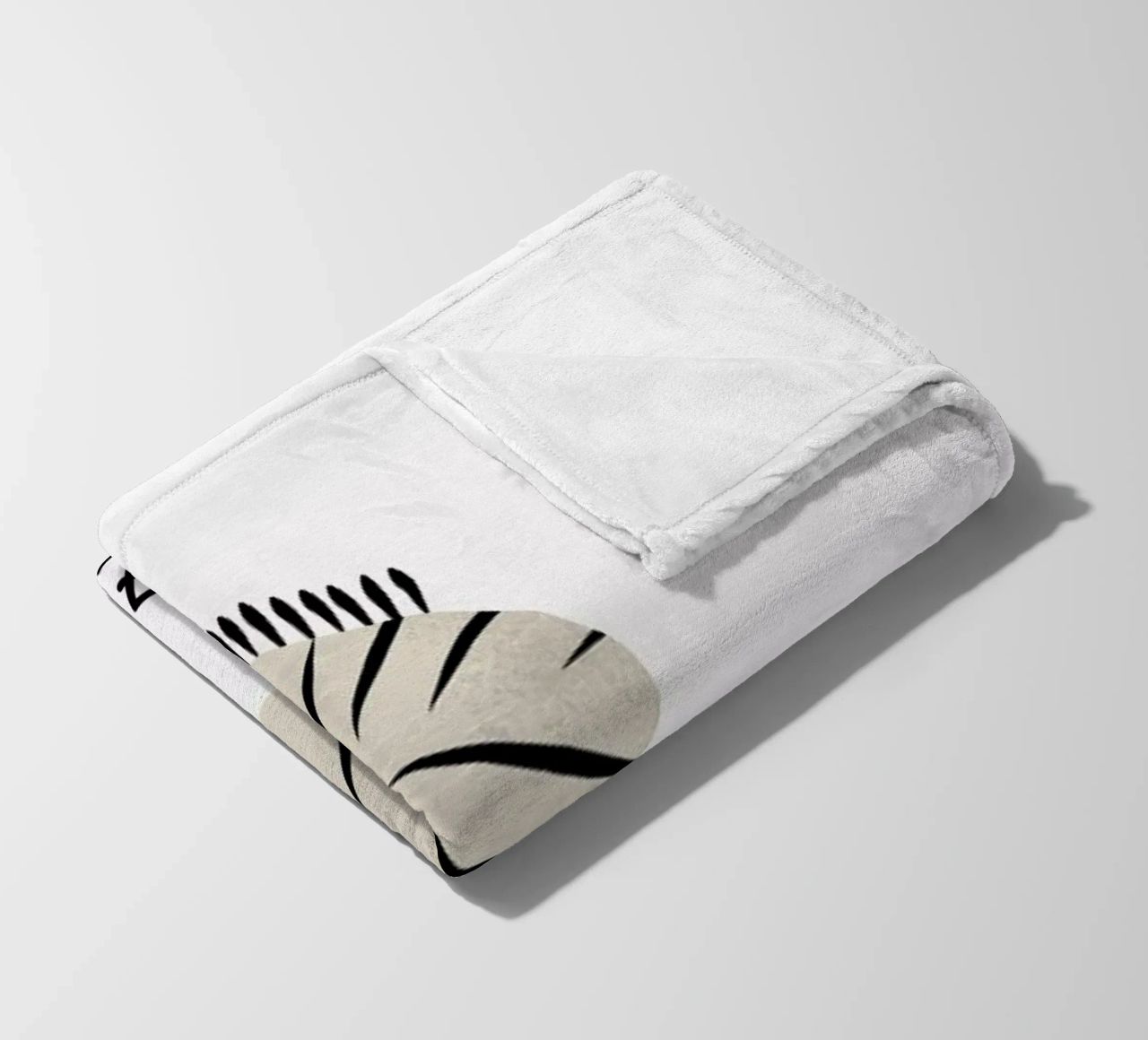 Z for Zebra coperta in pile da Little Flourishes