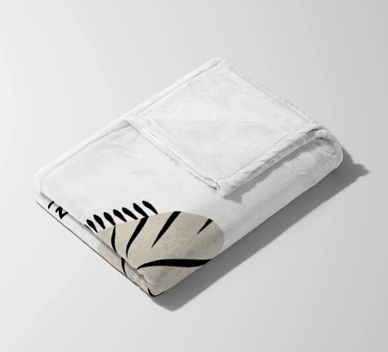 Z for Zebra coperta in pile da Little Flourishes