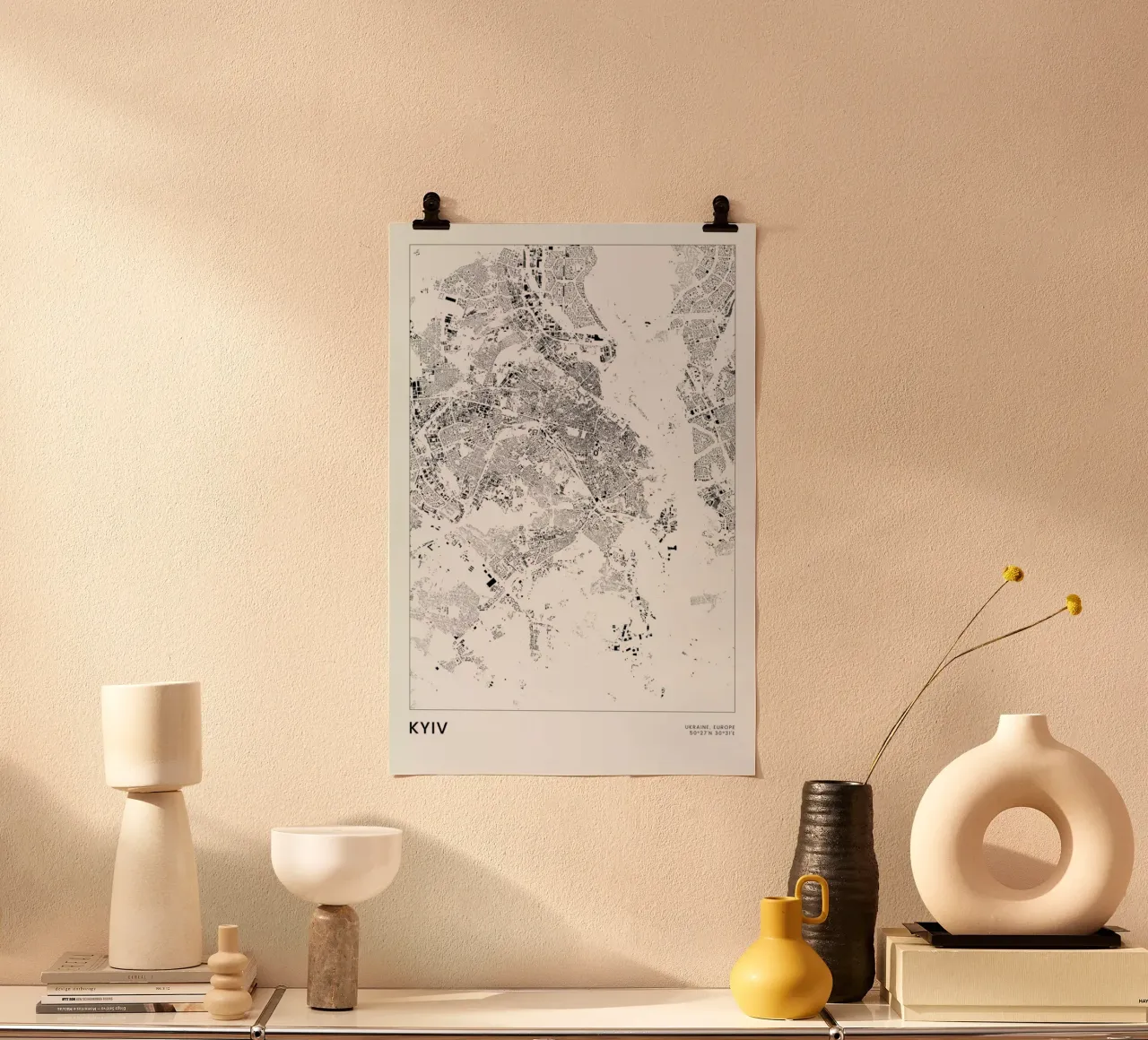 Kyiv poster da The Cartography Collection