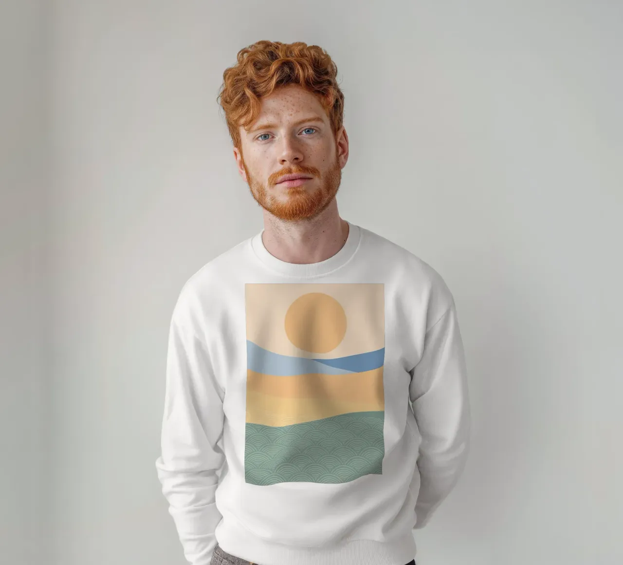Ein Abend in der Wüste Sweatshirt von James M Coyle