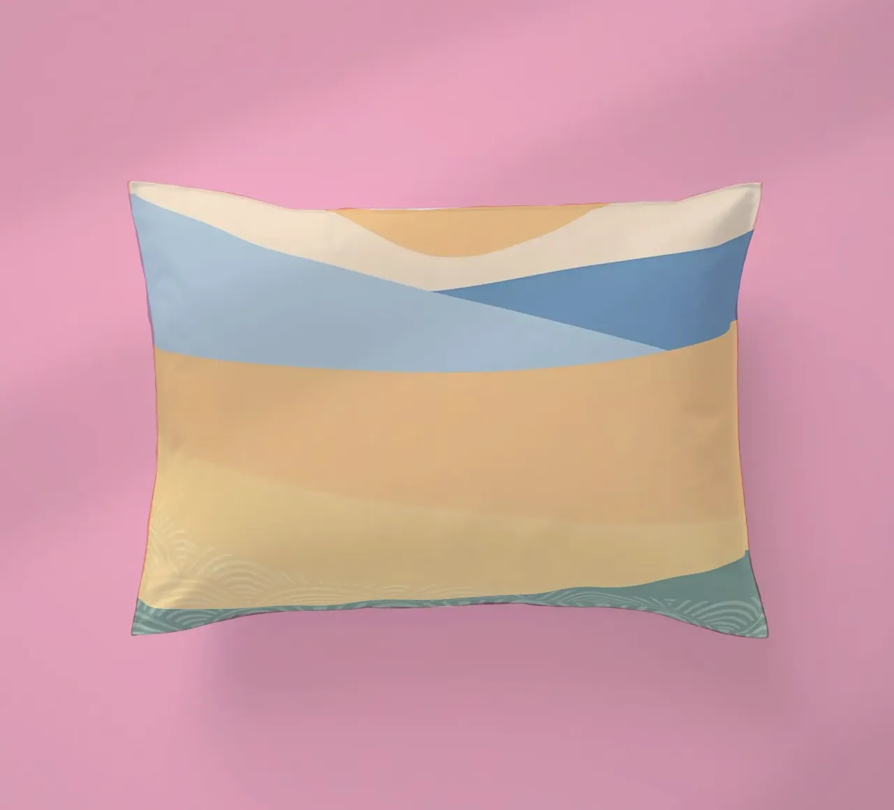 An Evening in Desert decorative cushion by James M Coyle