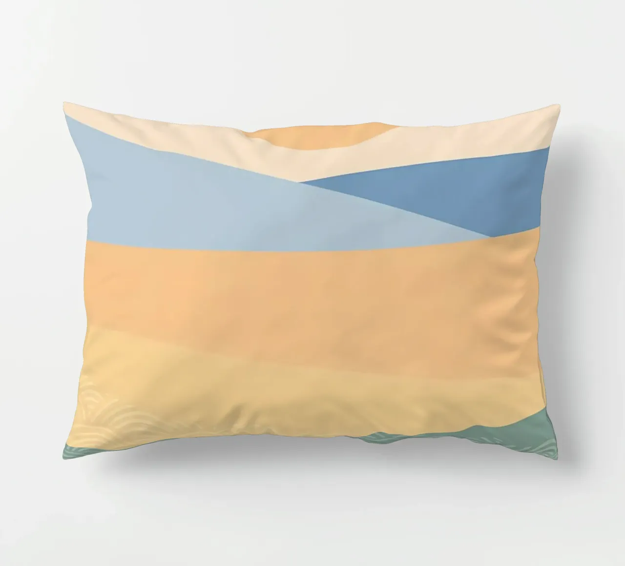 An Evening in Desert decorative cushion by James M Coyle