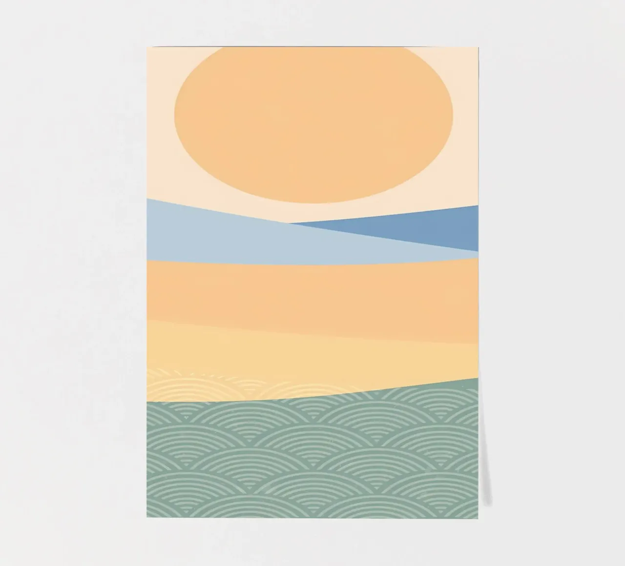 Ein Abend in der Wüste Stickerbogen von James M Coyle