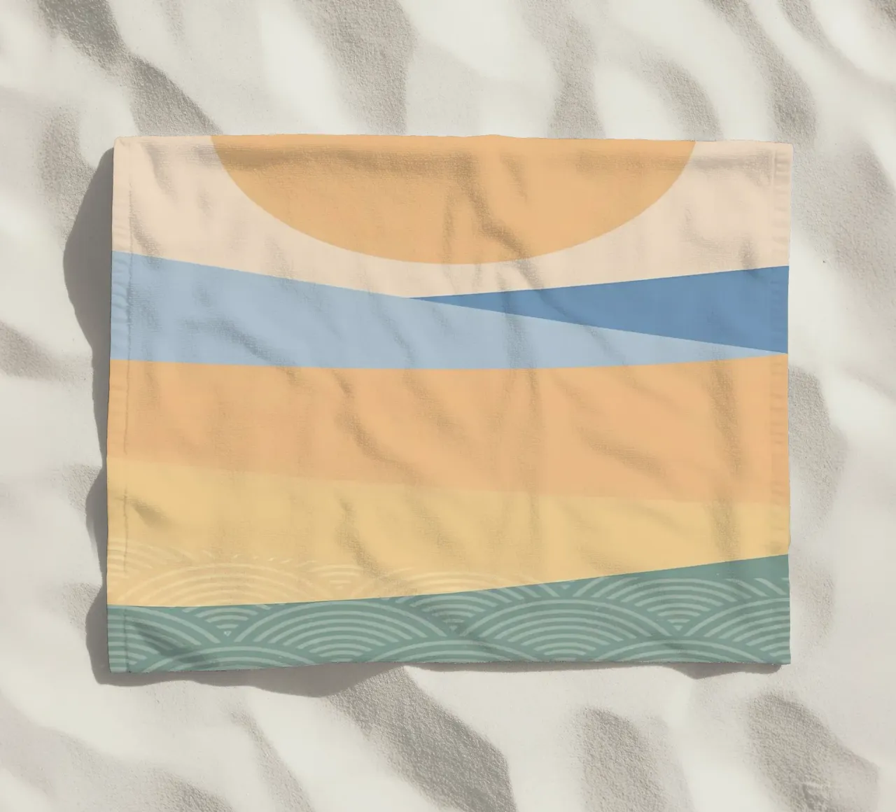 An Evening in Desert beach towel by James M Coyle