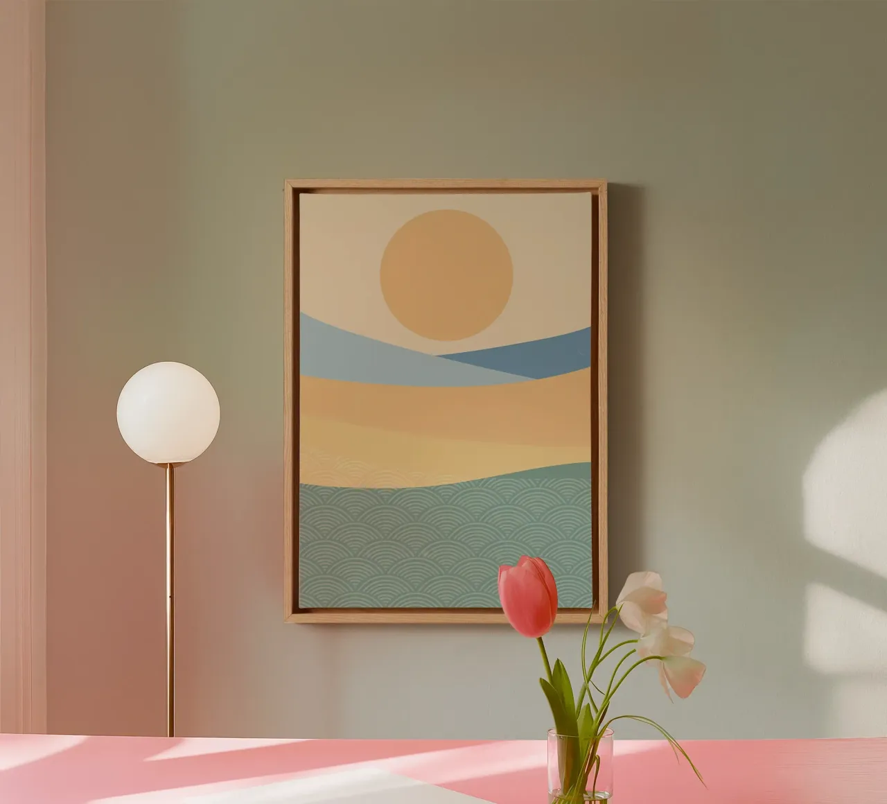 An Evening in Desert canvas by James M Coyle