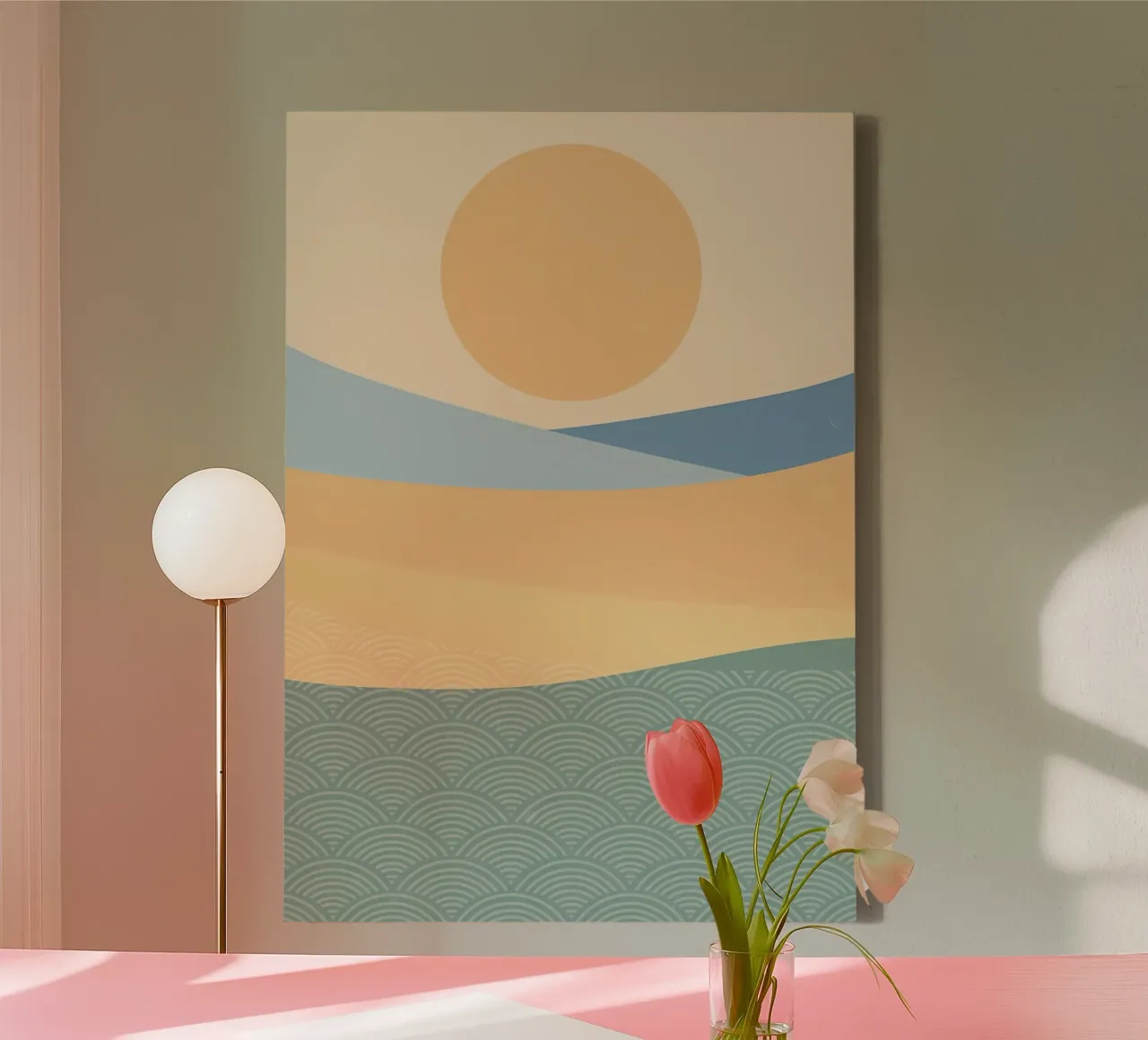 An Evening in Desert canvas by James M Coyle