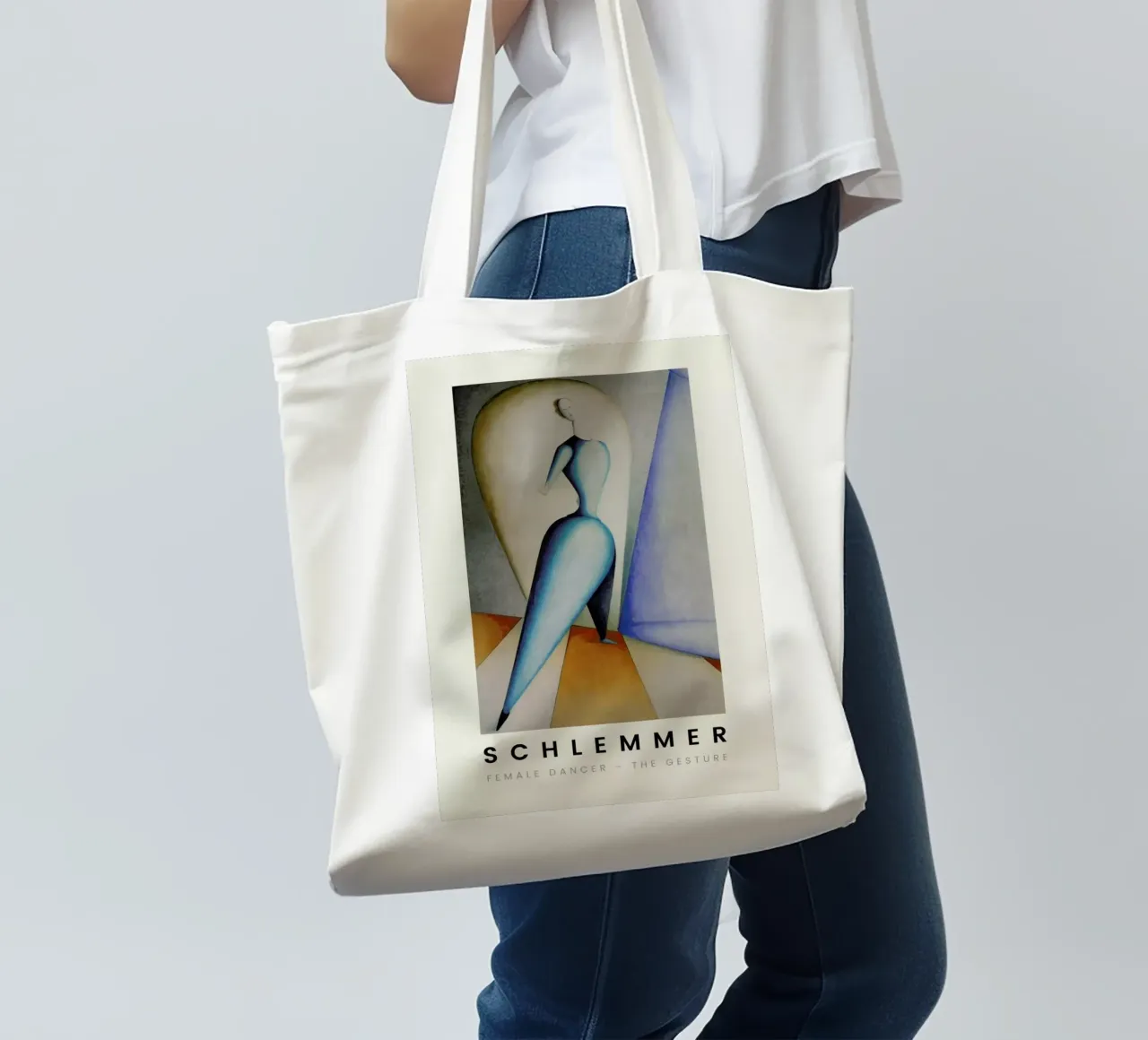 Schlemmer - Female Dancer - The Gesture borsa in juta da ARTOTHEK