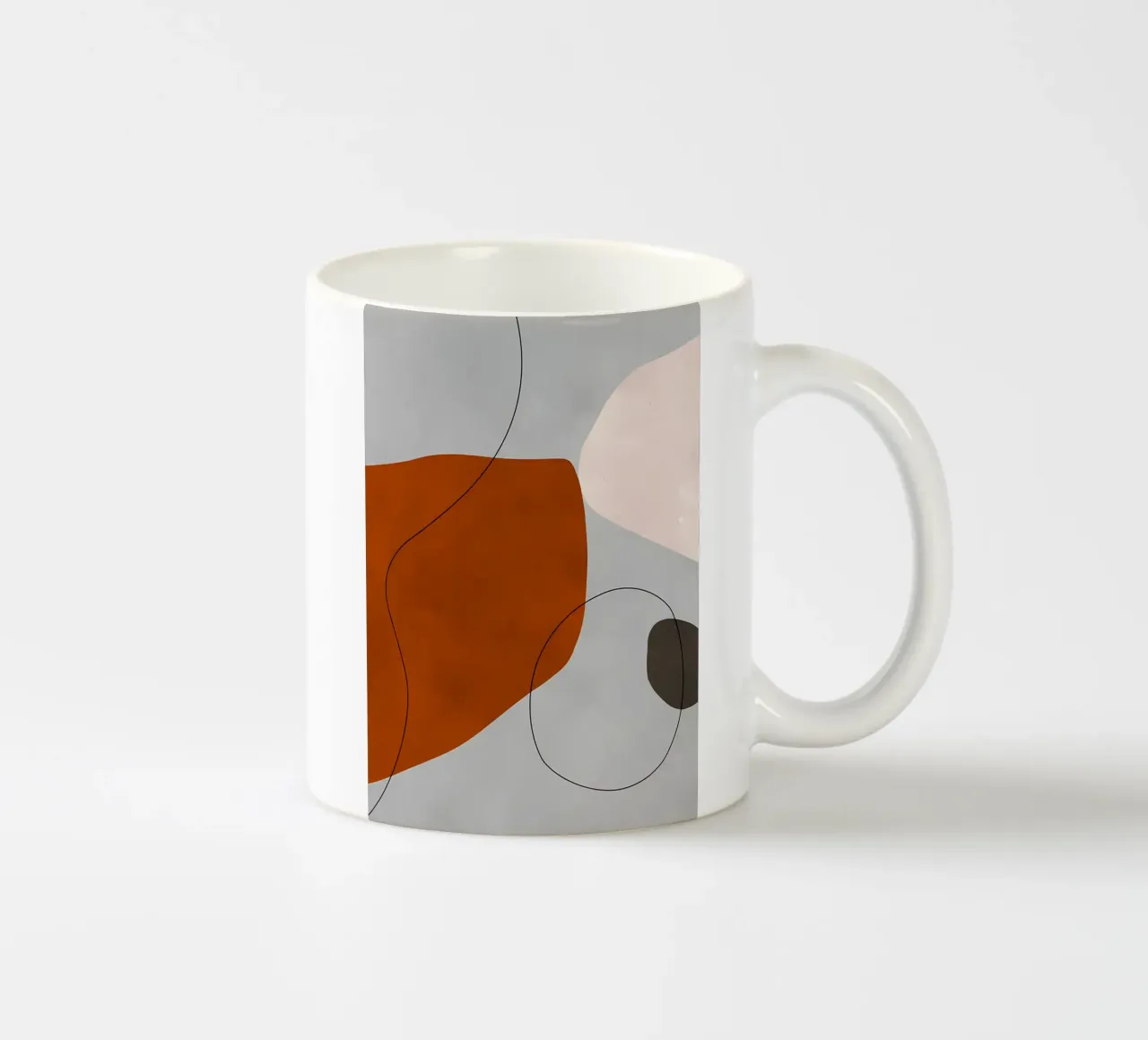 Impression d'art abstrait mug en céramique de Rebecca Clark Wyrick