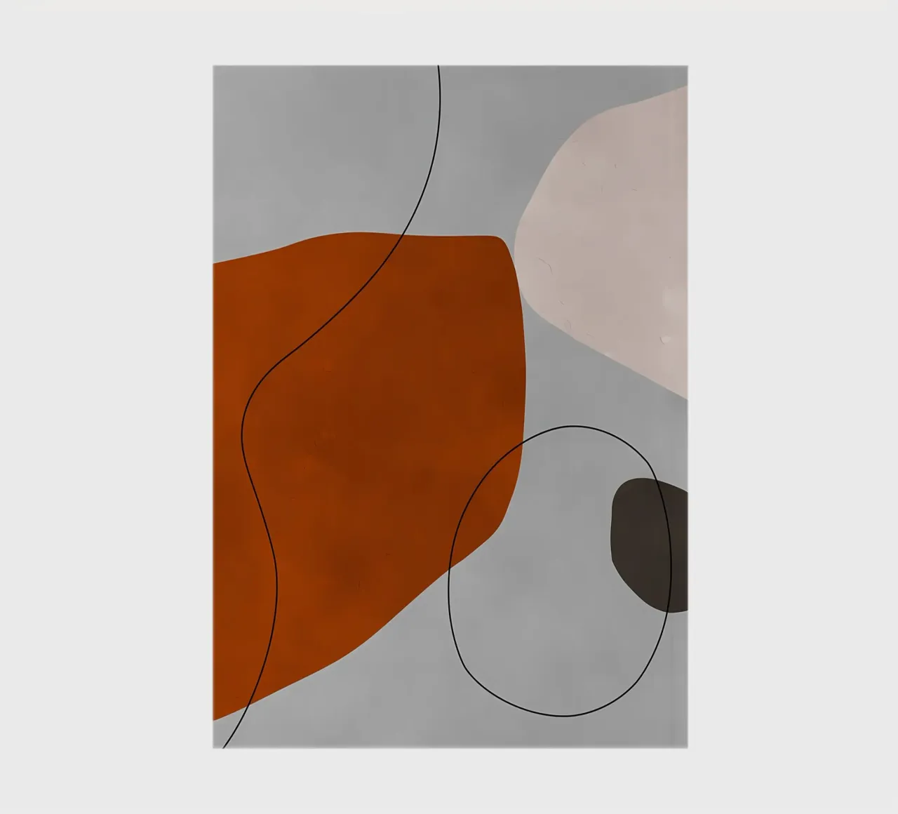 Abstrakter Kunstdruck Notizbuch von Rebecca Clark Wyrick