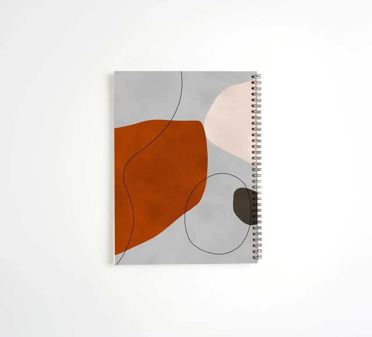 Abstract Art Print spiral notebook by Rebecca Clark Wyrick
