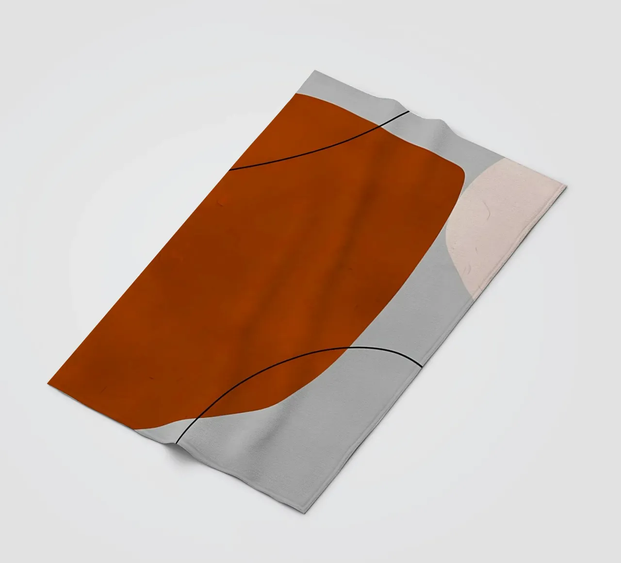 Stampa d'arte astratta coperta in pile da Rebecca Clark Wyrick