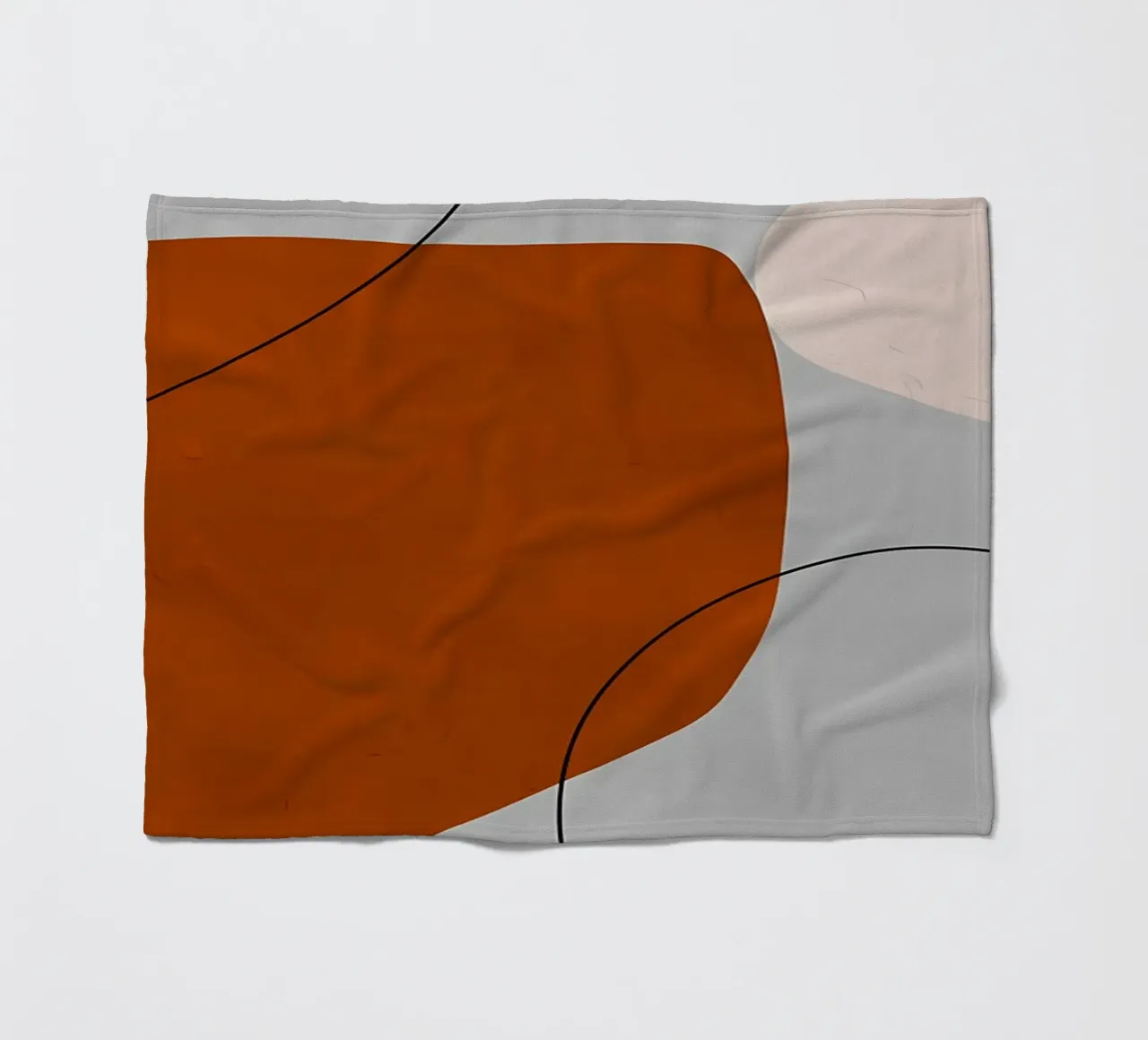 Stampa d'arte astratta coperta in pile da Rebecca Clark Wyrick