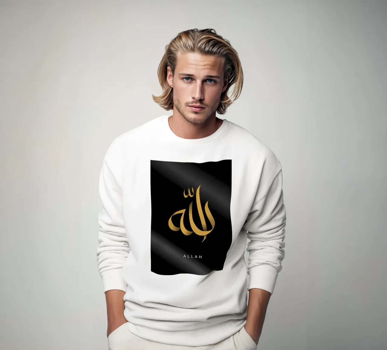 Allah calligrafico felpa da Albert S Jacob