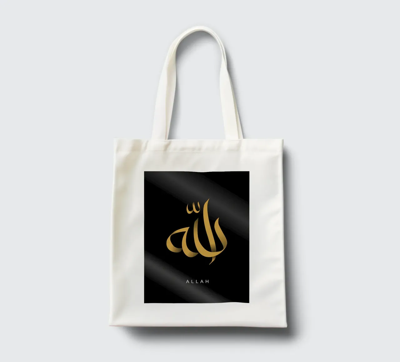 Allah calligrafico borsa in juta da Albert S Jacob