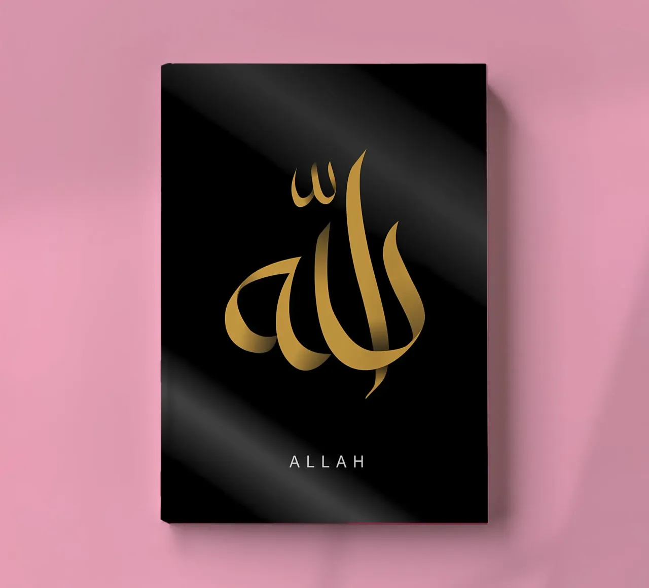 Allah calligraphy notebook by Albert S Jacob