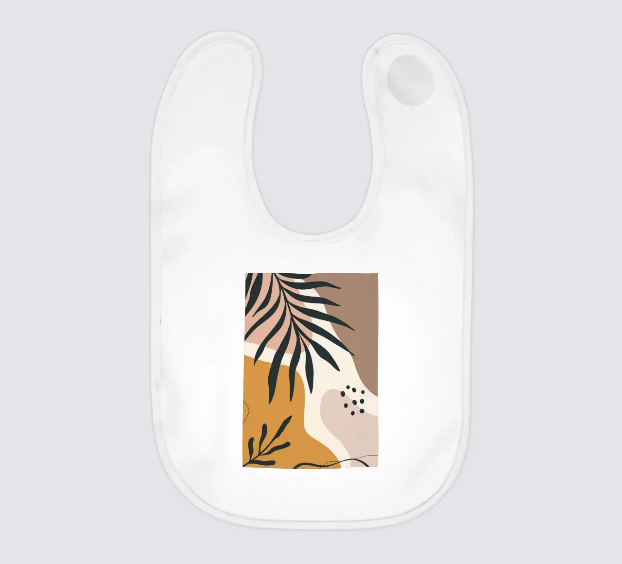 Foglia minimale bavaglino da Rebecca Clark Wyrick
