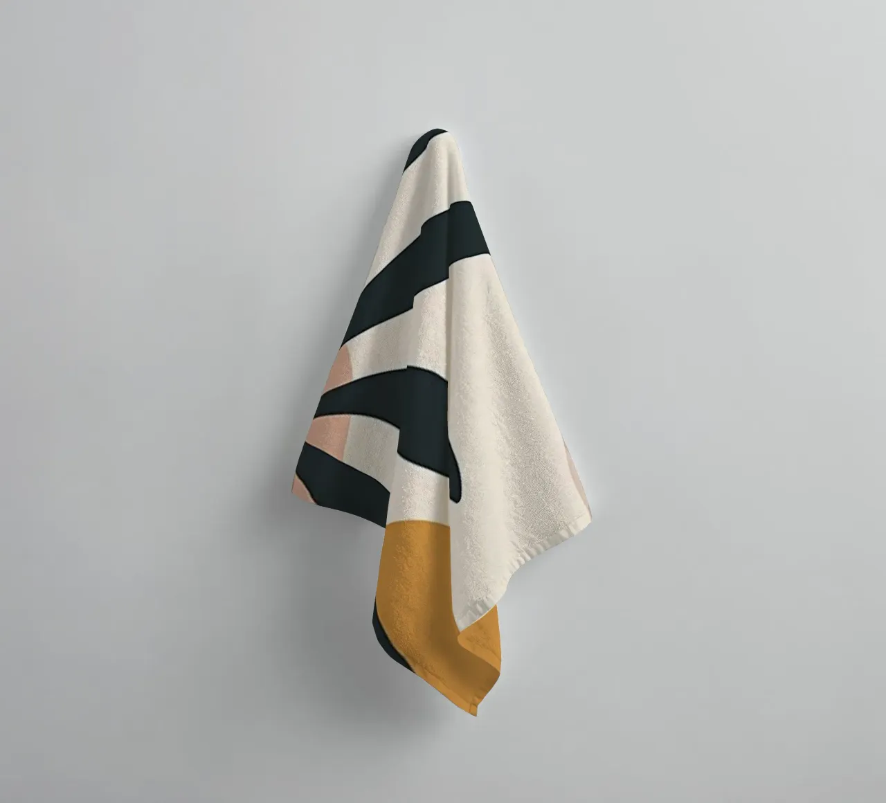 Minimal-Blatt Handtuch von Rebecca Clark Wyrick