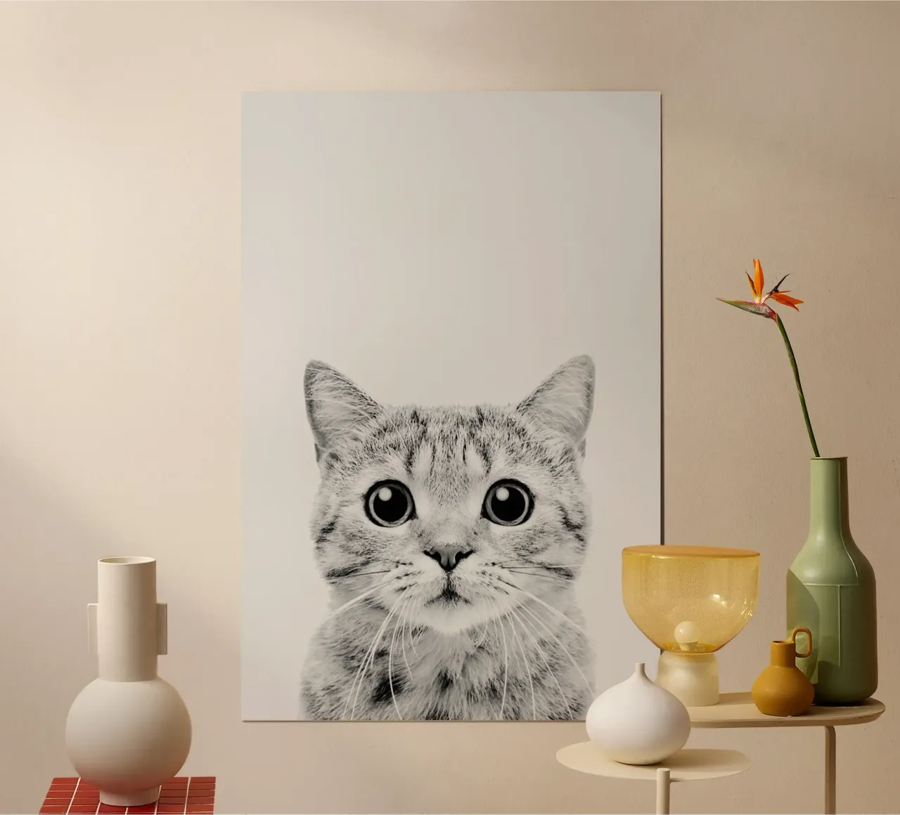 Kitten Classic poster con telaio in plastica da Paws & Claws
